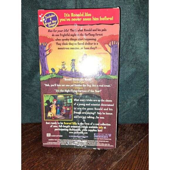 Ronald McDonald Scared Silly VHS Movie 1998 - Picture 2 of 4